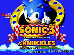 Metal Sonic 3 & Knuckles (Beta) Title Screen